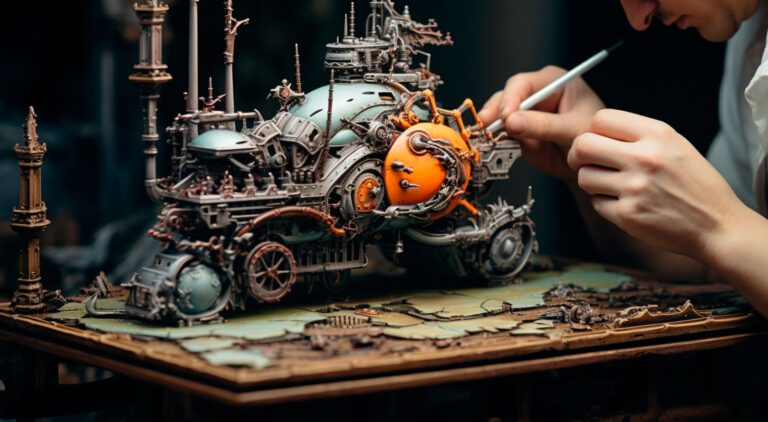 Pintado de maqueta