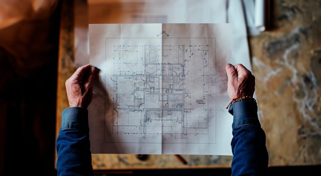 Planos de arquitectura antiguos
