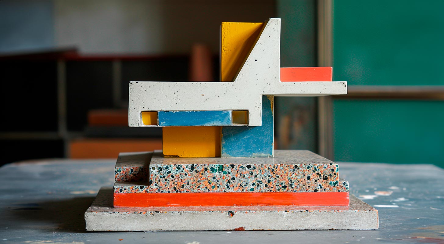 Maqueta conceptual de arquitectura y diseño