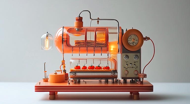 Maqueta interactiva con movimiento