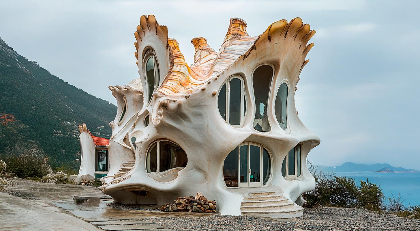 Ia en arquitectura - casa molusco