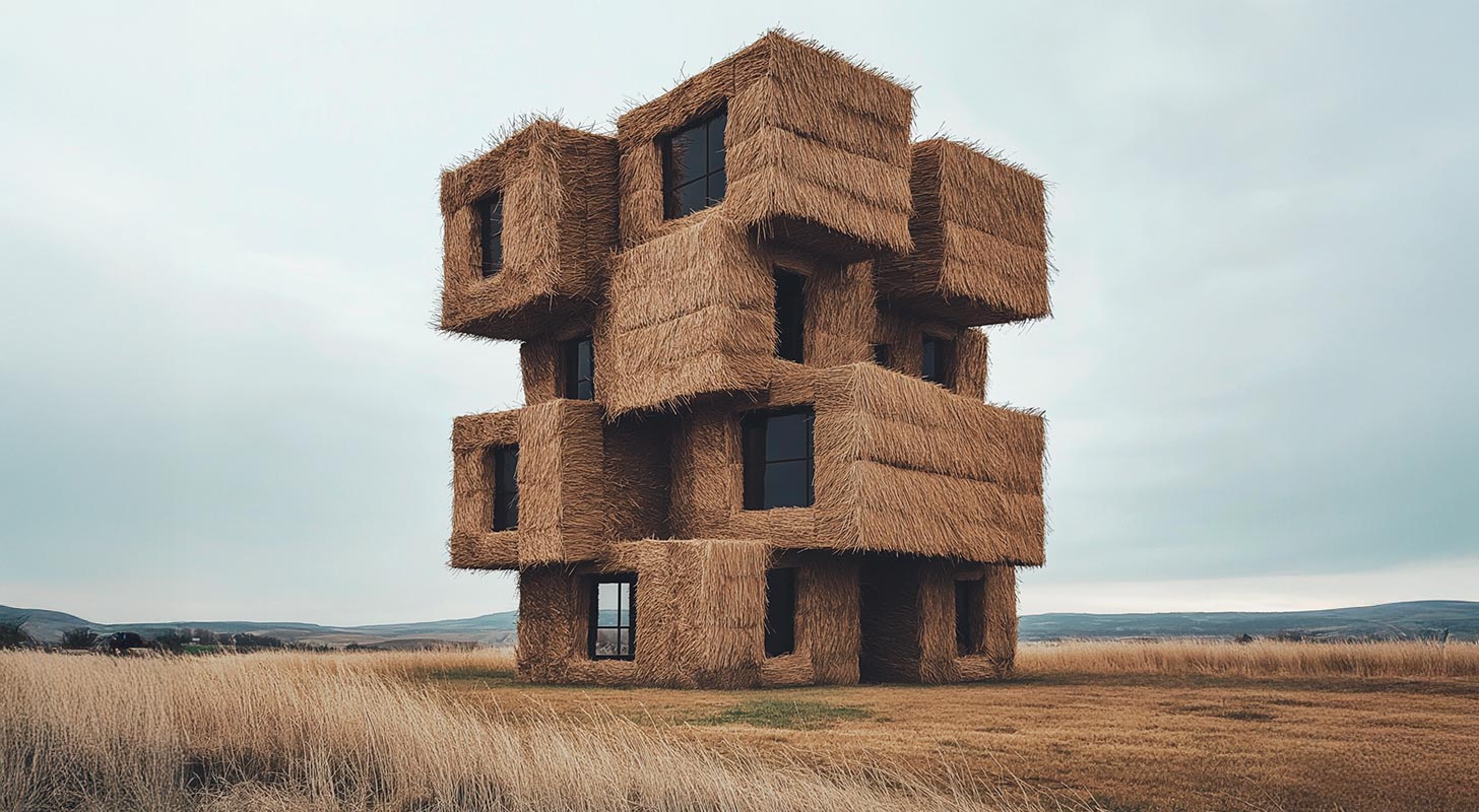 Ia en arquitectura - casa de paja