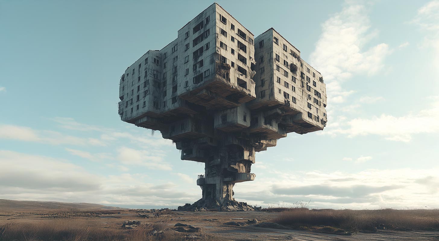 Ia en arquitectura - edificio apocalipsis