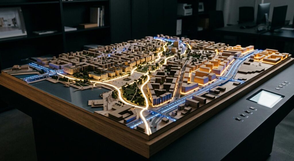 Maqueta urbanística